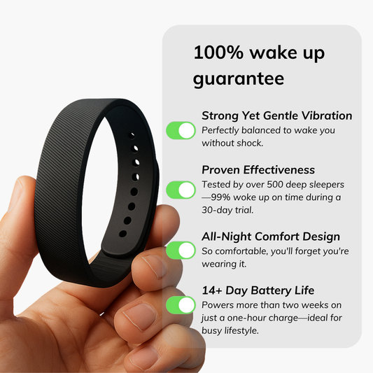 Silent Wake-Up Wristband